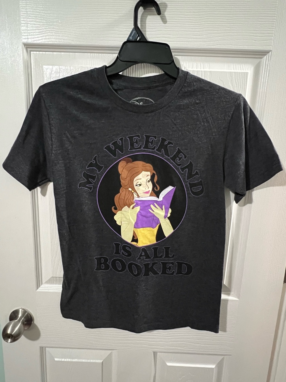 Disney Beauty and the Beast Belle graphic t-shirt “My Weekend Is All Booked". SM